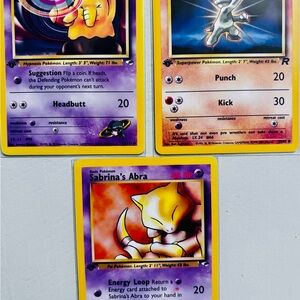 Mint— 1st Edition 1995 Pokemon TGC Cards Set